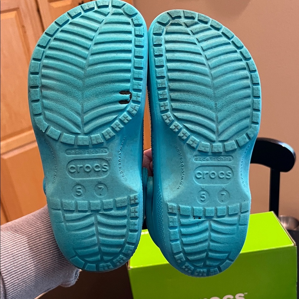 CROCS Sandals - Vibrant Teal Blue - Picture 4 of 9